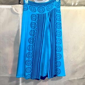 La Fille blue mid length skirt